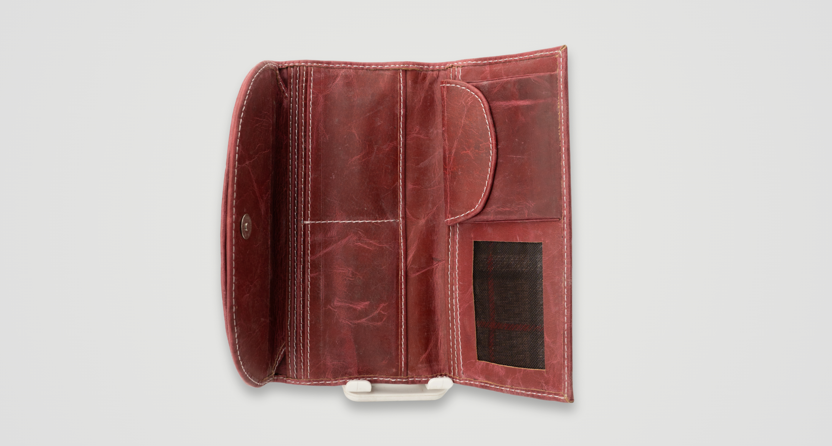 Artisan Distressed Leather Clutch Wallet