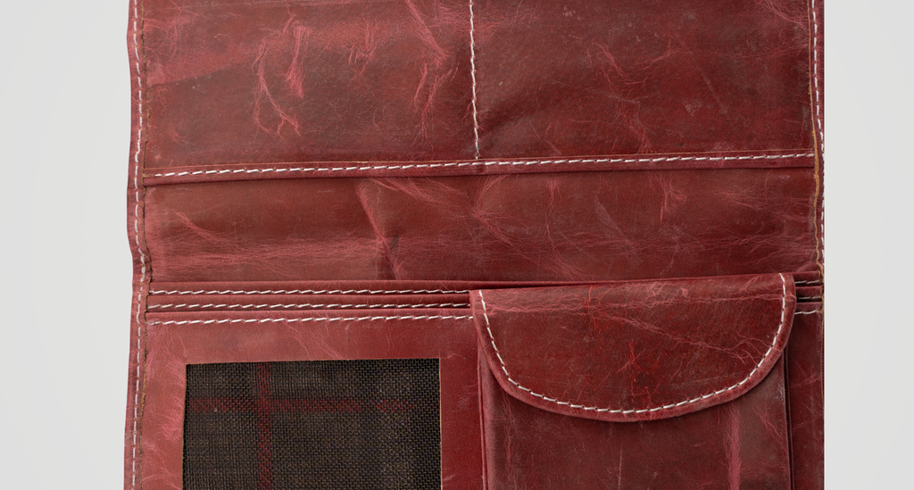 Artisan Distressed Leather Clutch Wallet
